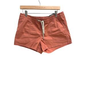 Vuori Vintage Ripstop High Waisted Pull On Elastic Short Cinnamon Size M